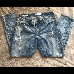 Torrid Boyfriend acid washed jeans